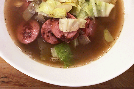 Cabbage and Kielbasa Soup Recipe